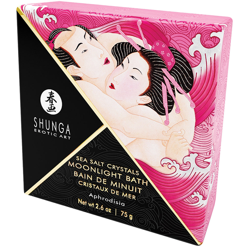 Shunga Moonlight Bath Sea Salt Crystals-Aphrodisia 2.6oz