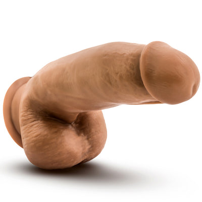 Blush Novelties - Silicone Willy's Silicone Dildo With Balls - 7" Mocha