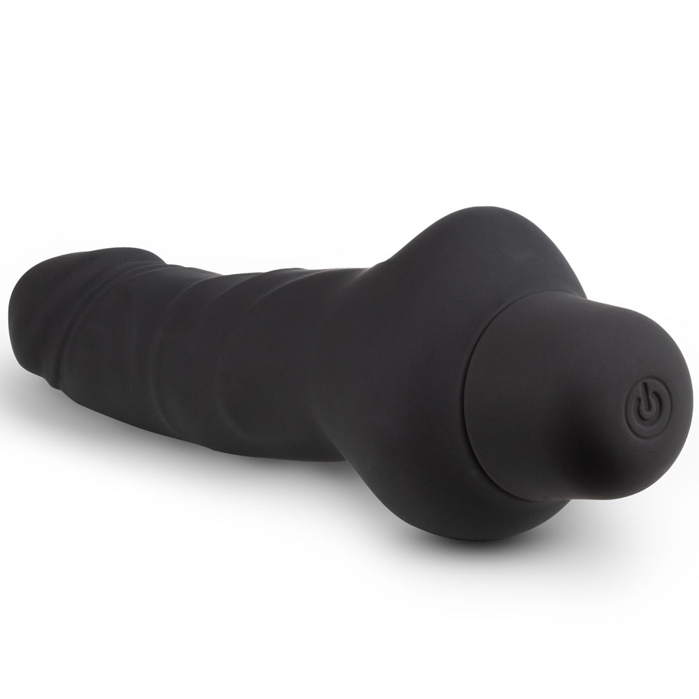 Blush Novelties - Silicone Willy's Cowboy Vibrating Dildo - 6.25" Black