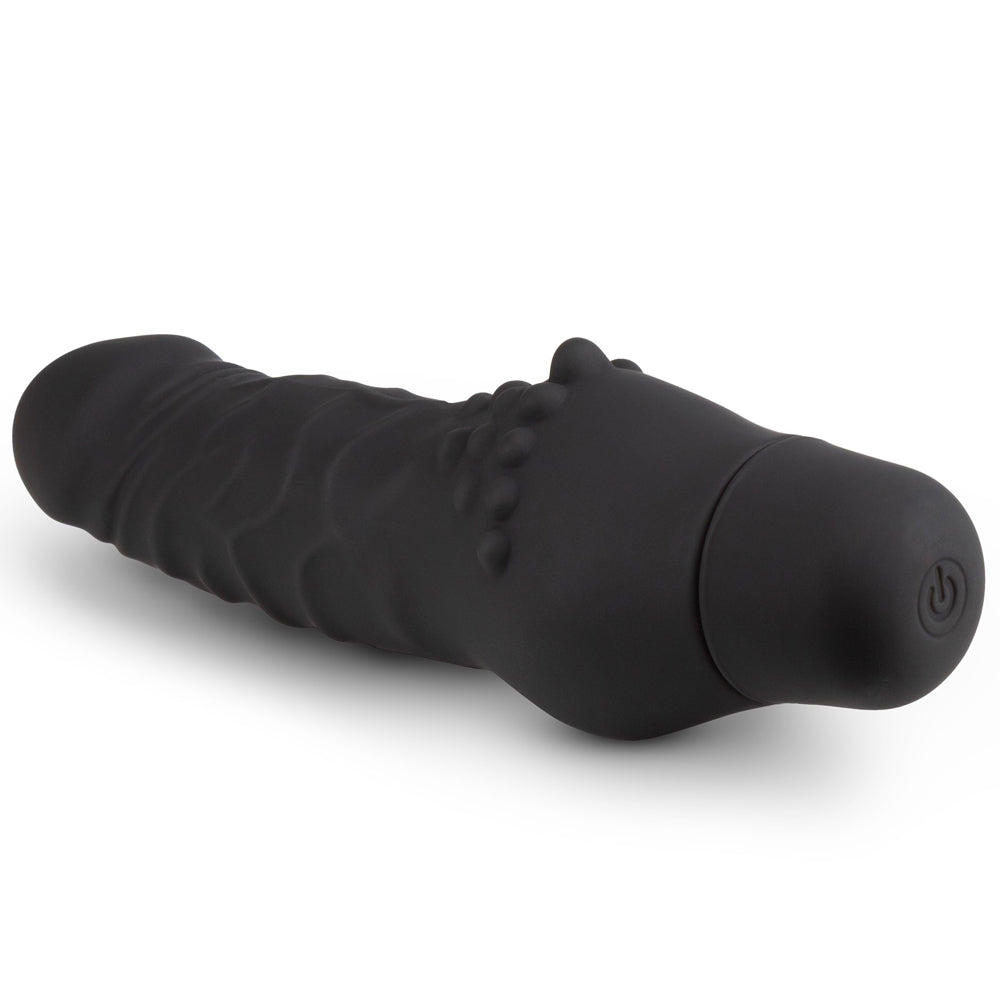 Blush Novelties - Silicone Willy's Tex Vibrating Dildo - 6.25" Black