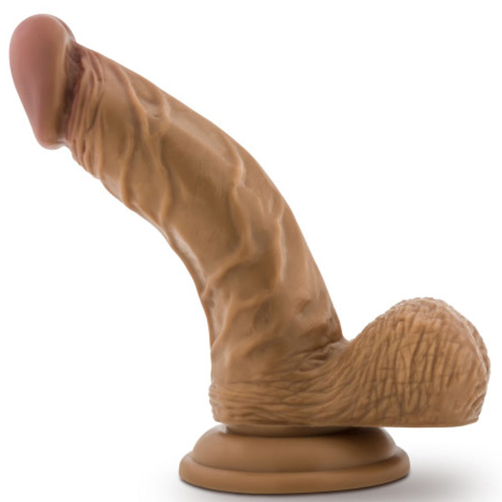Blush Novelties - Silicone Willy's Silicone Dildo with Balls - 6.5"  Mocha