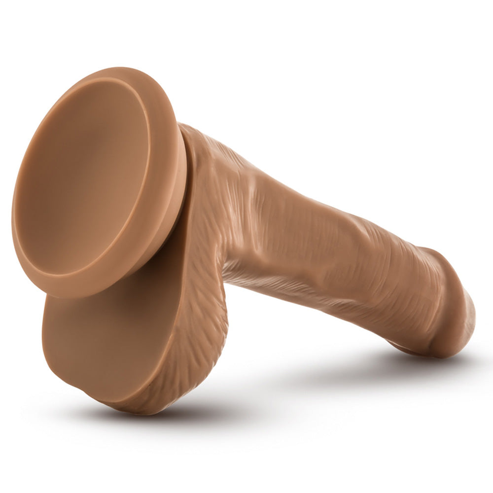 Blush Novelties - Silicone Willy's Silicone Dildo With Balls - 6" Mocha