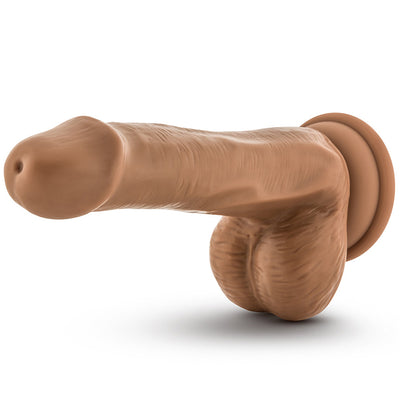 Blush Novelties - Silicone Willy's Silicone Dildo With Balls - 6" Mocha