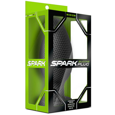 Spark Silicone Plug - Large - Carbon Fiber