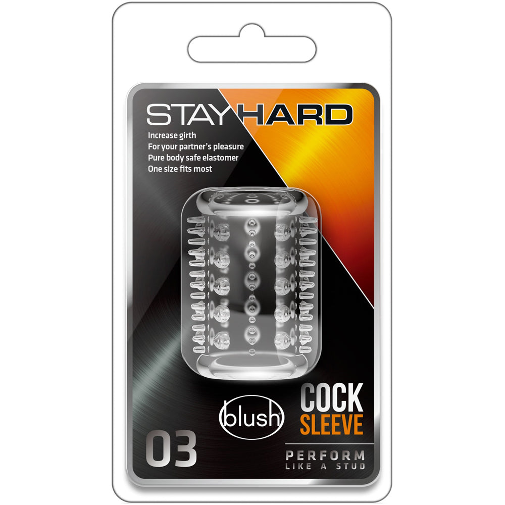Stay Hard Cock Sleeve 03 - Clear
