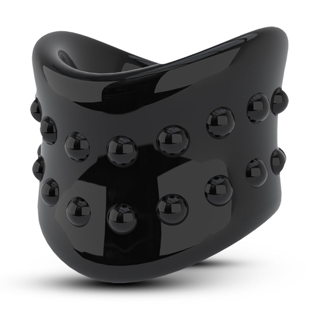 Stay Hard Beef Ball Stretcher X Long - 1.5" Black