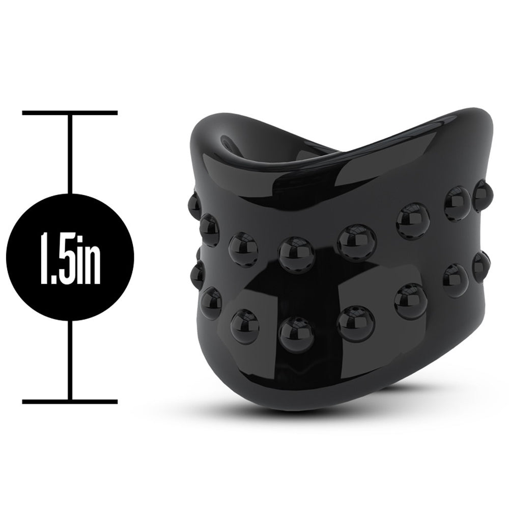 Stay Hard Beef Ball Stretcher X Long - 1.5" Black