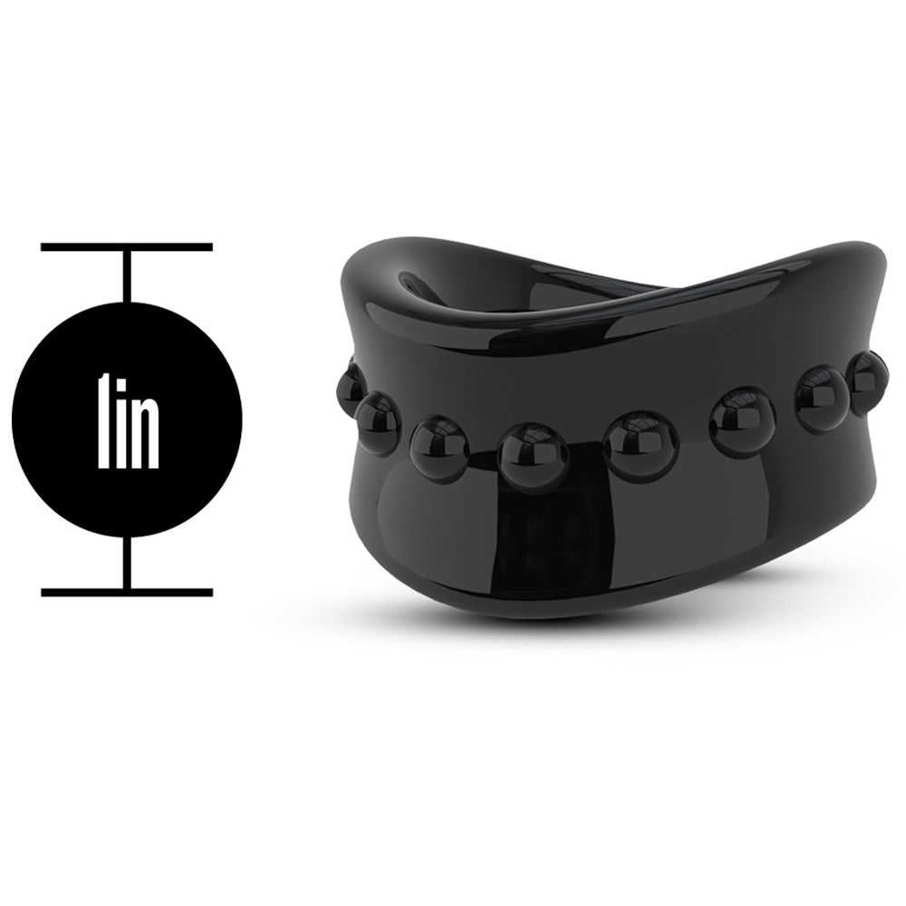 Stay Hard Beef Ball Stretcher - 1.5" Black