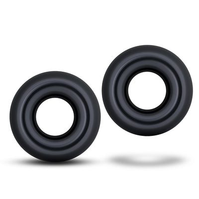 Blush Novelties - Stay Hard Donut Rings Oversized - 2Pk Black