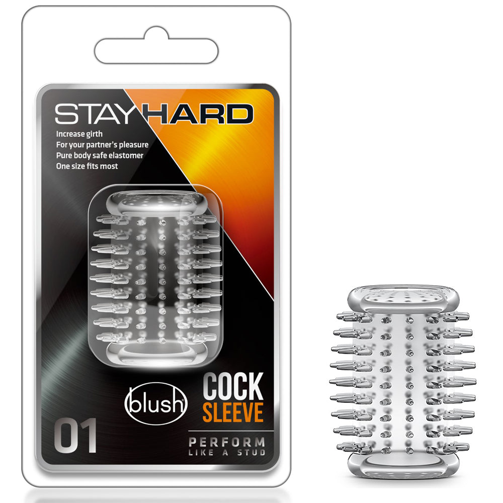 Stay Hard Cock Sleeve 01 - Clear