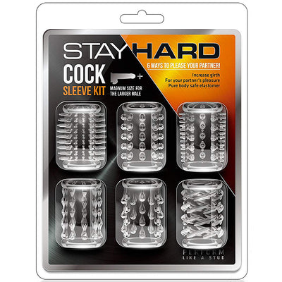 Stay Hard Cock Sleeve Kit (Pack of 6)
