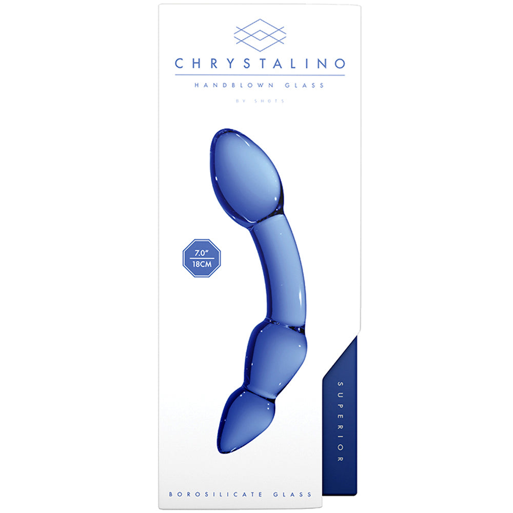 Chrystalino Superior Blue 7" - Godfather Adult Sex and Pleasure Toys