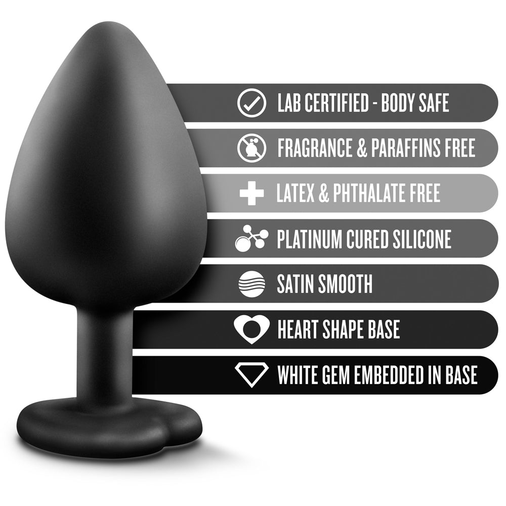 Temptasia Bling Plug - Large Black