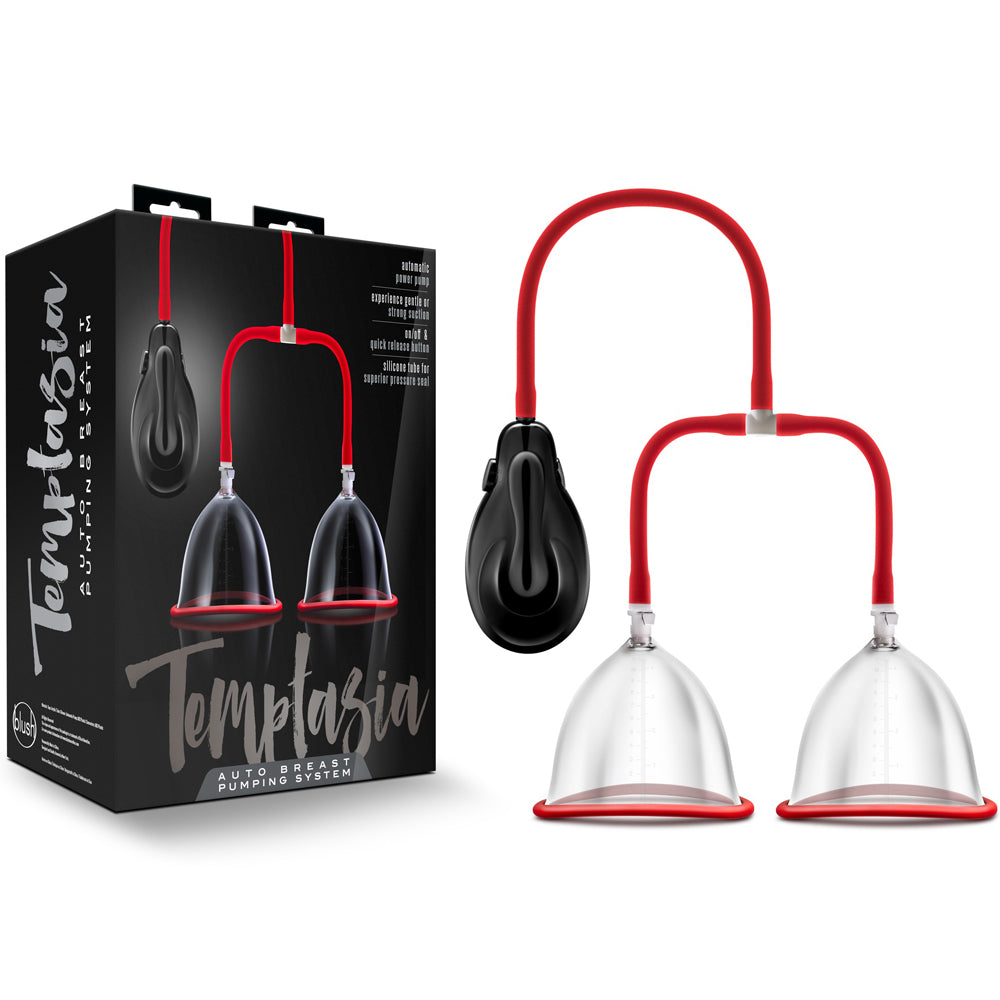 Blush Novelties - Temptasia Auto Breast Pumping System - Black