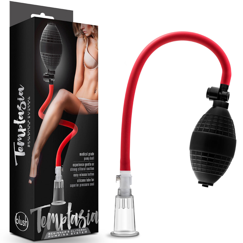 Blush Novelties - Temptasia Beginner's Clitoral Pumping System - Black