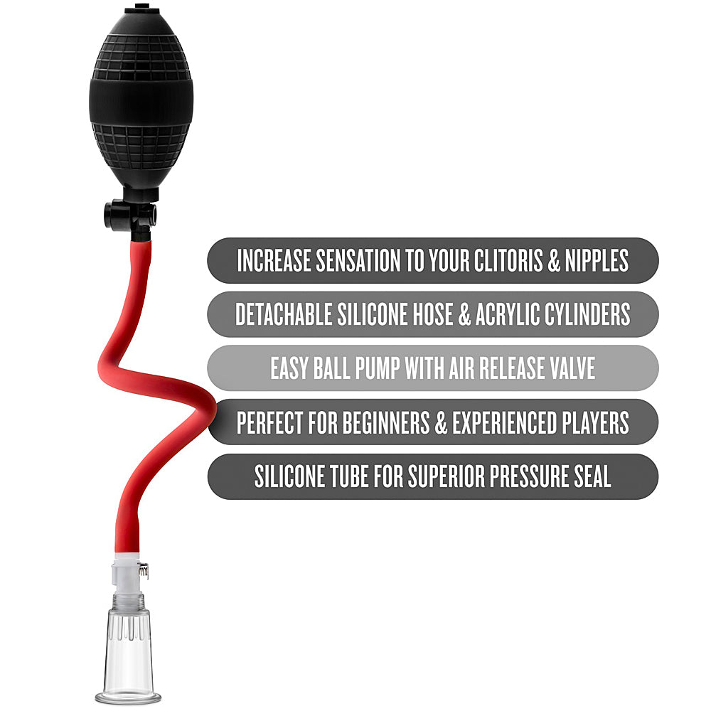 Blush Novelties - Temptasia Beginner's Clitoral Pumping System - Black