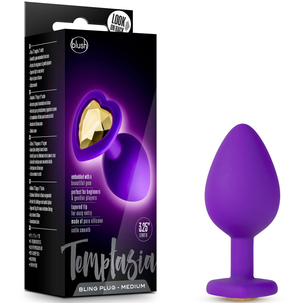 Temptasia Bling Plug - Medium Purple
