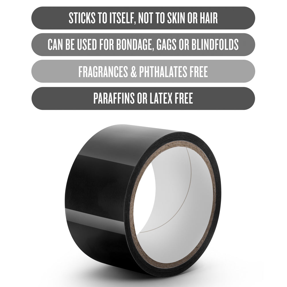 Temptasia Bondage Tape - 60 Feet Black