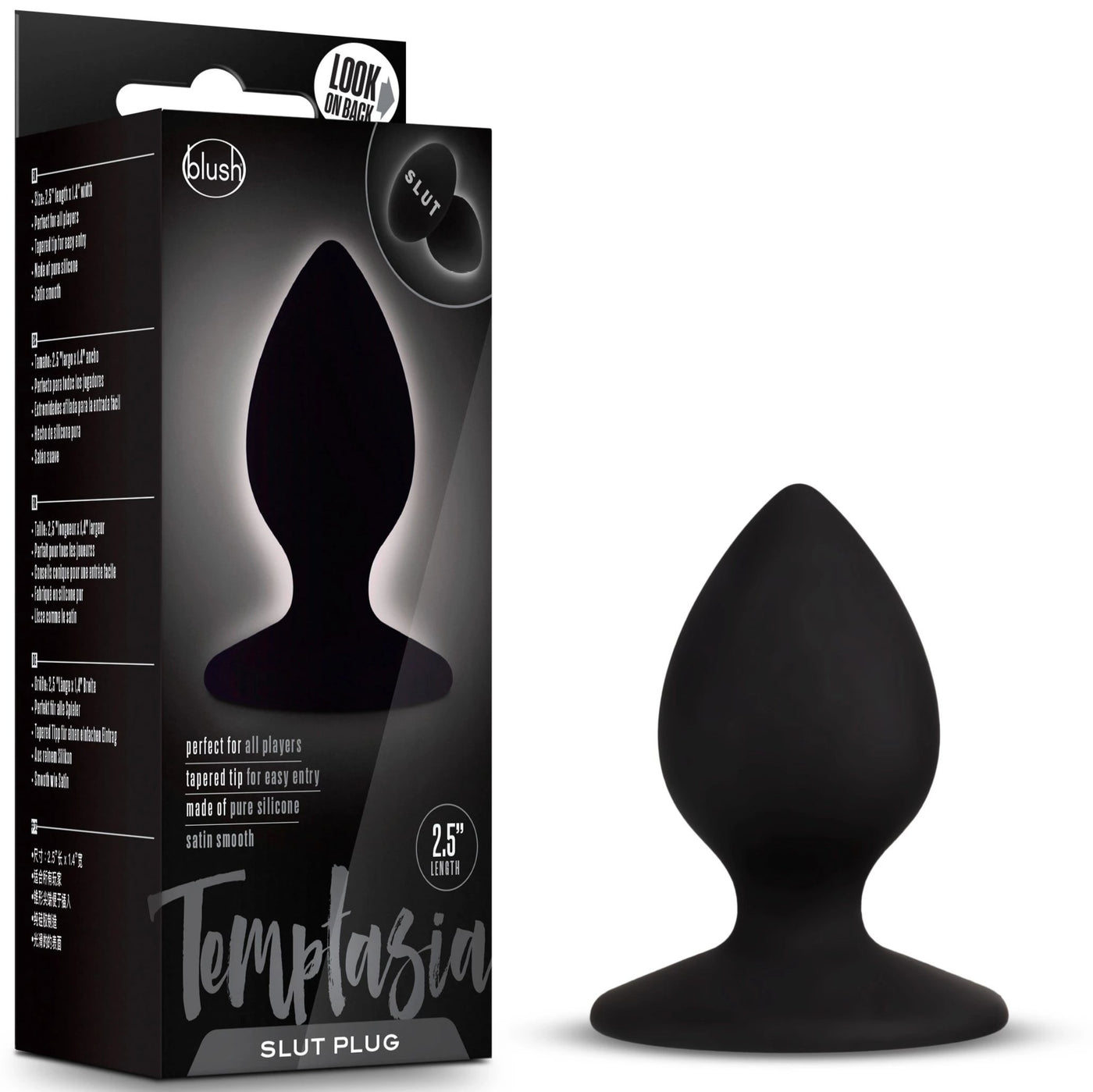 Temptasia Slut Plug - Black