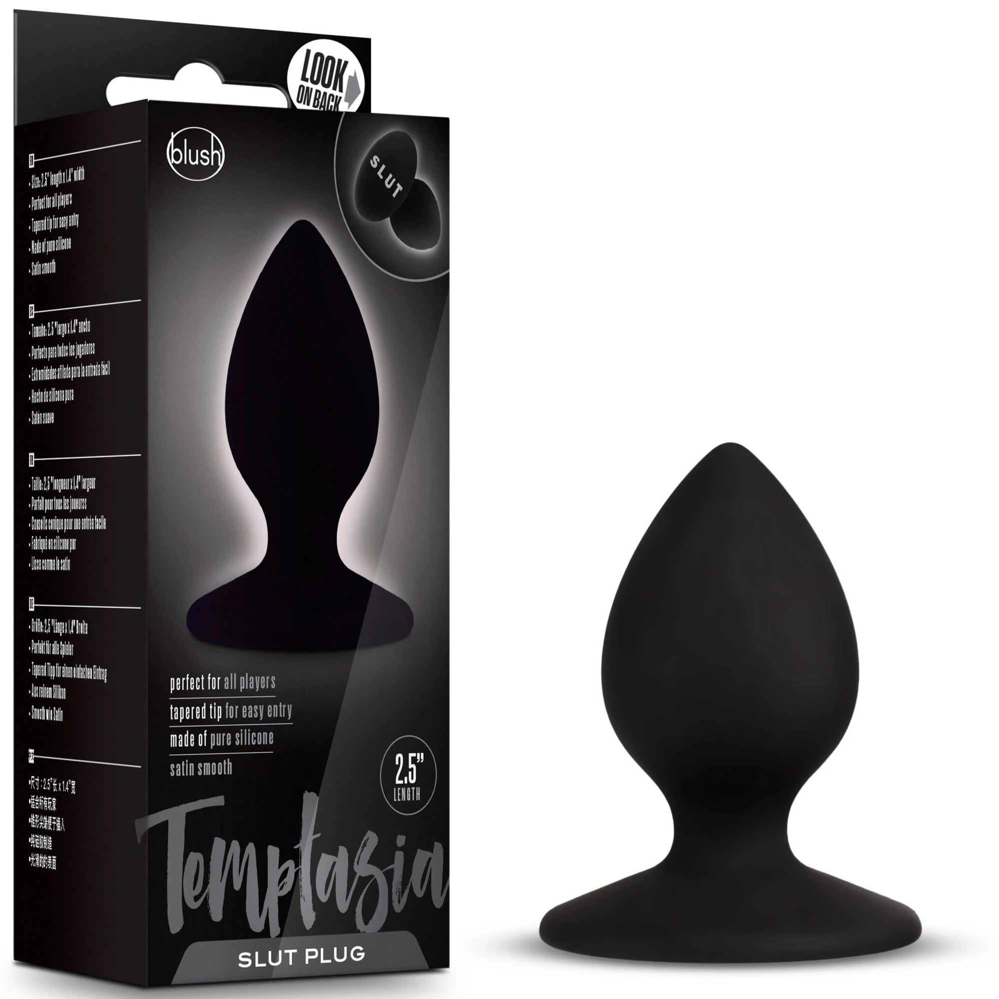Temptasia Slut Plug - Black