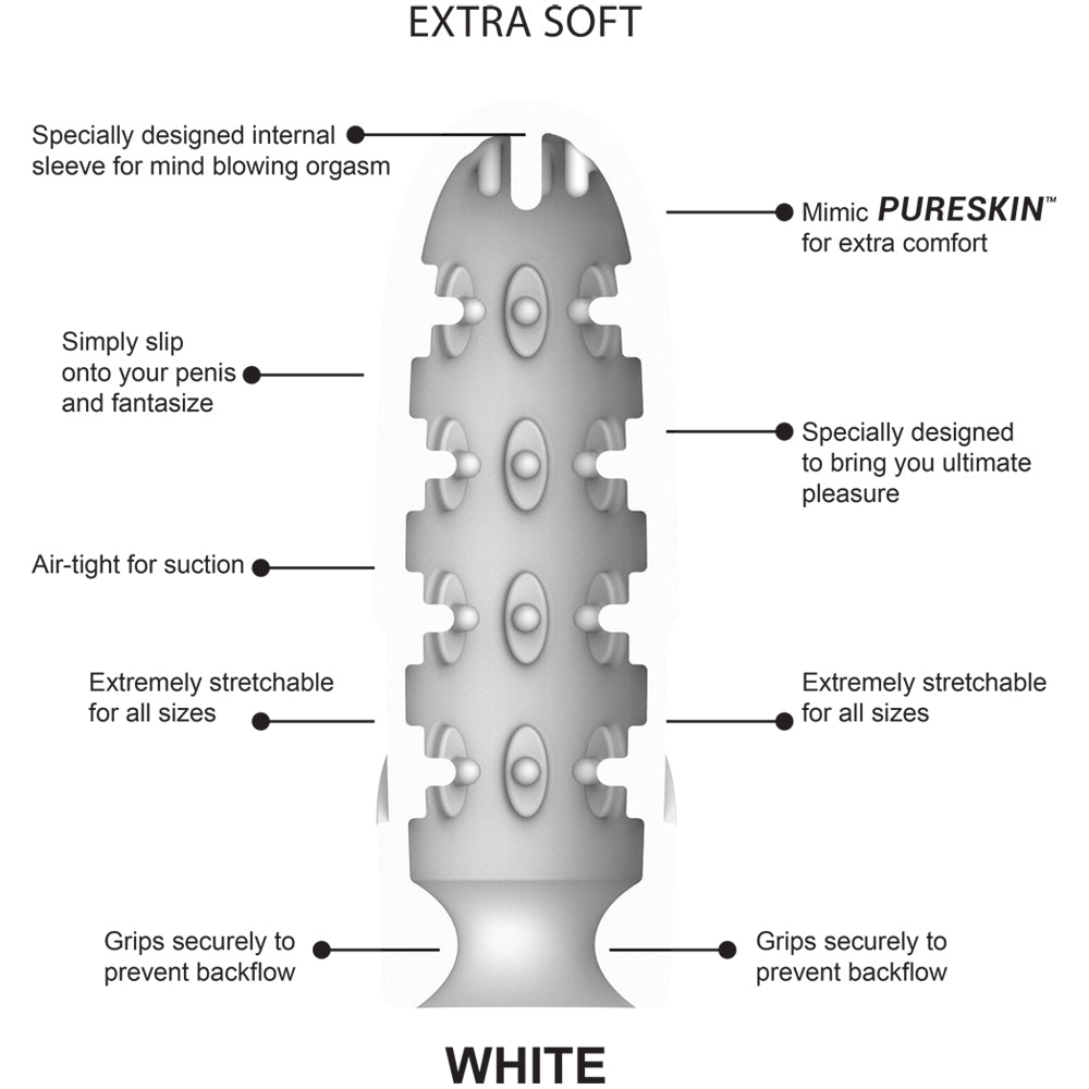 Dream Rocket White - Godfather Adult Sex and Pleasure Toys