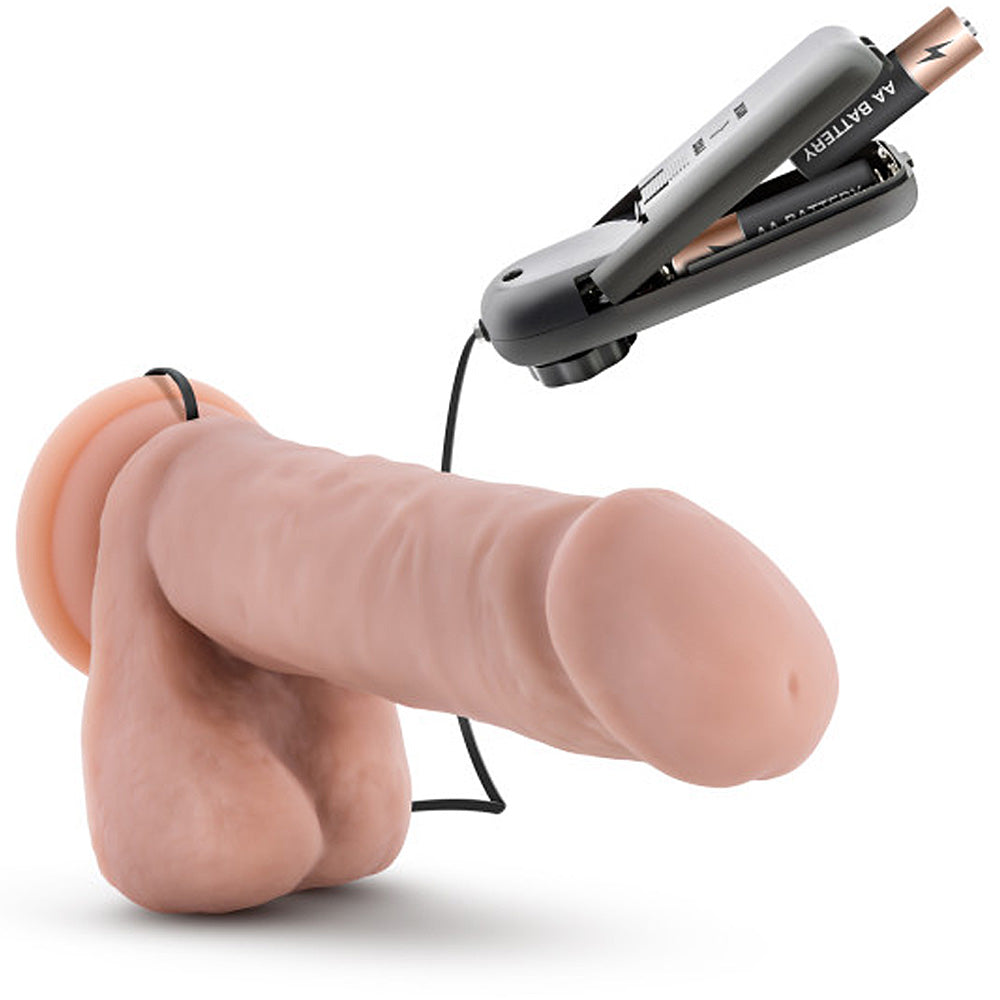 Blush Novelties - X5 Plus Gyrating Vibrating Cock - 8" Vanilla