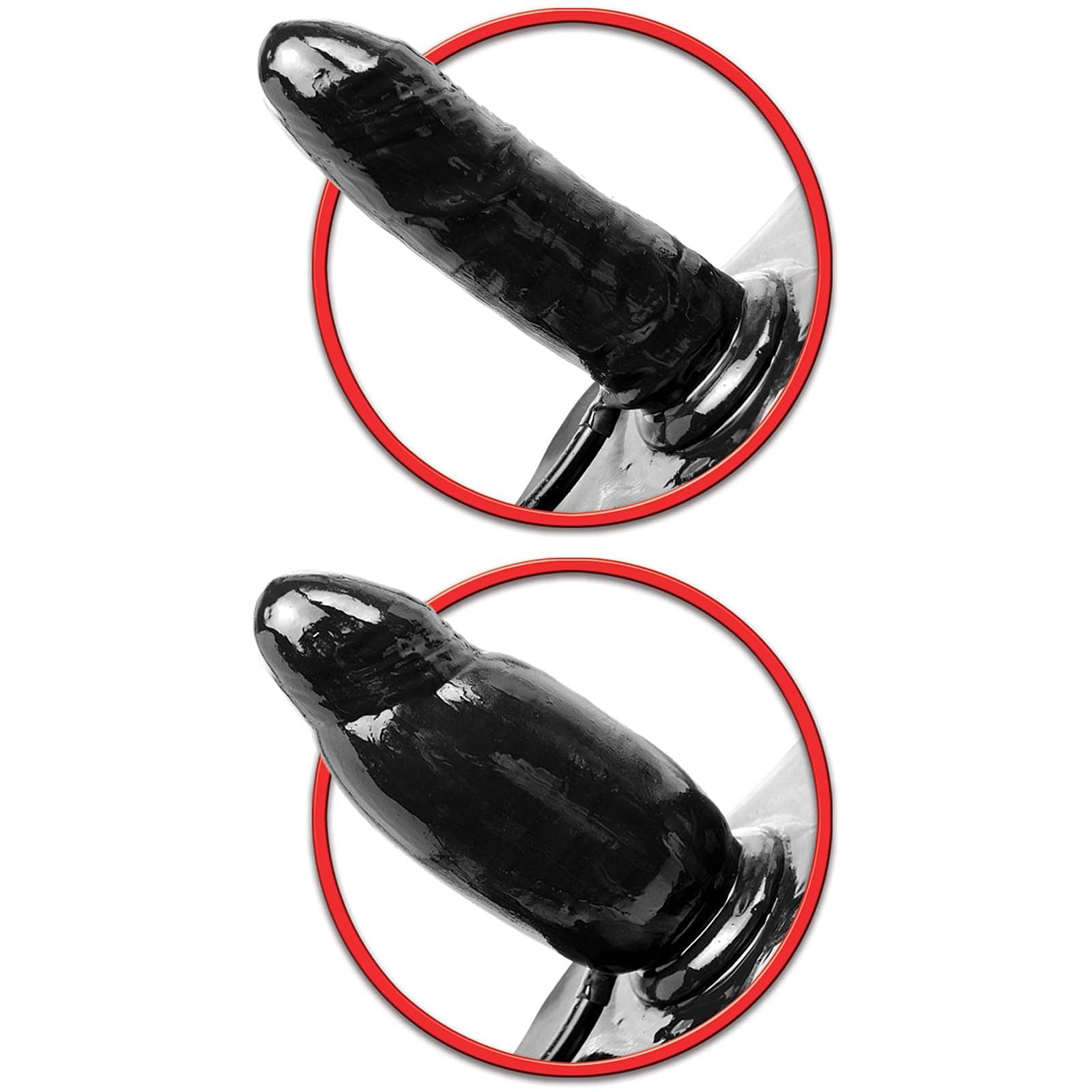 Fetish Fantasy Series Inflatable Vibrating Strap-On - Godfather Adult Sex and Pleasure Toys