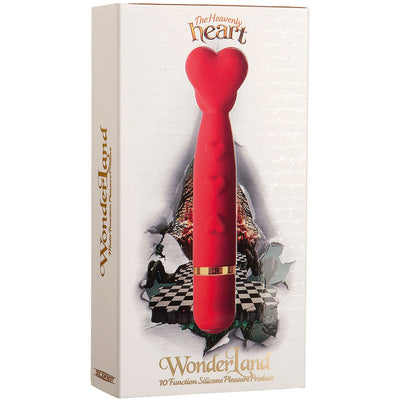 WonderLand - 10 Function Silicone Massager - The Heavenly Heart - Godfather Adult Sex and Pleasure Toys