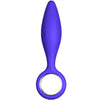 Choke 5" Silicone Butt Plug - Purple - Godfather Adult Sex and Pleasure Toys