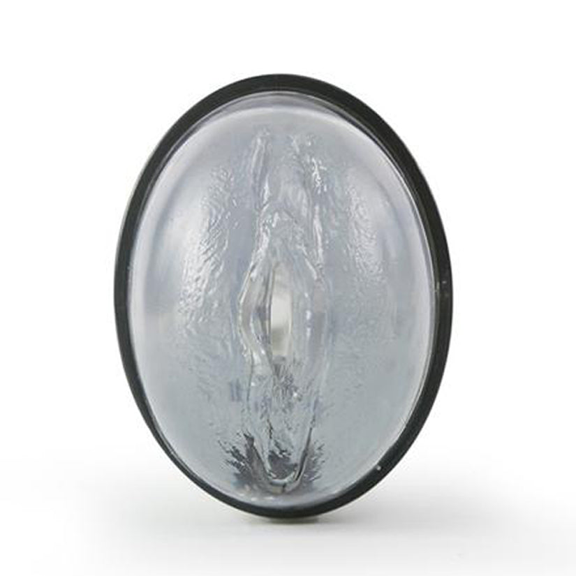 CyberSkin Vibrating Pussy Stroker Clear - Godfather Adult Sex and Pleasure Toys