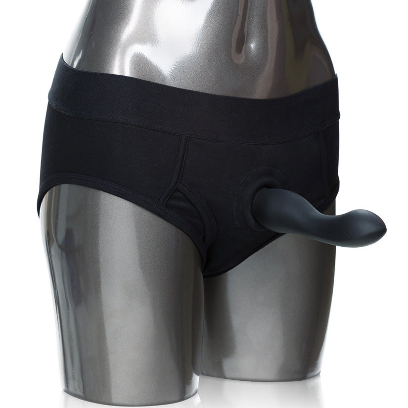 Packer Gear Brief Harness-Black XS/S - Godfather Adult Sex and Pleasure Toys