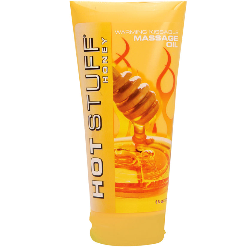 Hot Stuff Warming Oil - Honey 6oz - Godfather Adult Sex and Pleasure Toys