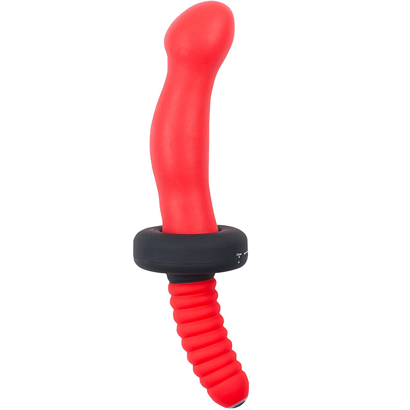Minority Butt Plug 6.5" - Red - Godfather Adult Sex and Pleasure Toys