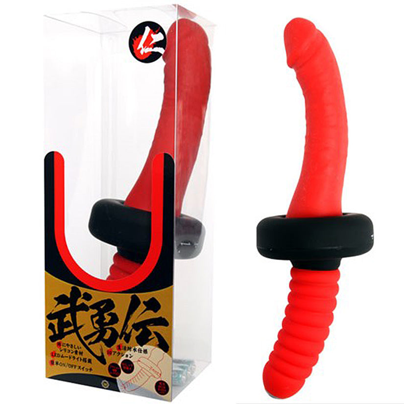 Warrior Double Ended Silicone Plug-Red - Godfather Adult Sex and Pleasure Toys