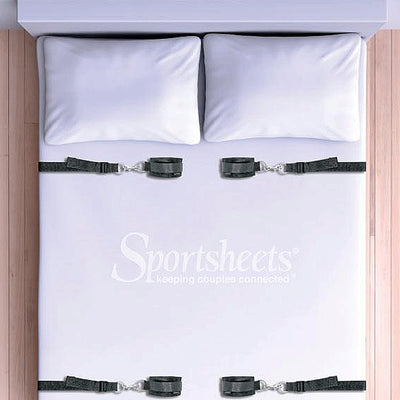 Sportsheets Under The Bed Restraint System - Godfather Adult Sex and Pleasure Toys