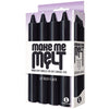The 9'S, Make Me Melt Drip Candles-Jet Black (4 Pack) - Godfather Adult Sex and Pleasure Toys