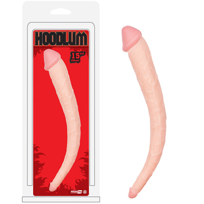 Hoodlum Double Dong 15"-Flesh - Godfather Adult Sex and Pleasure Toys