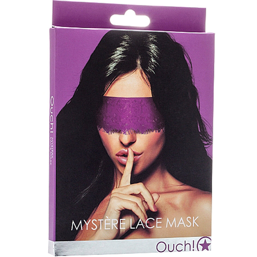 Ouch! Mystère Lace Mask-Purple