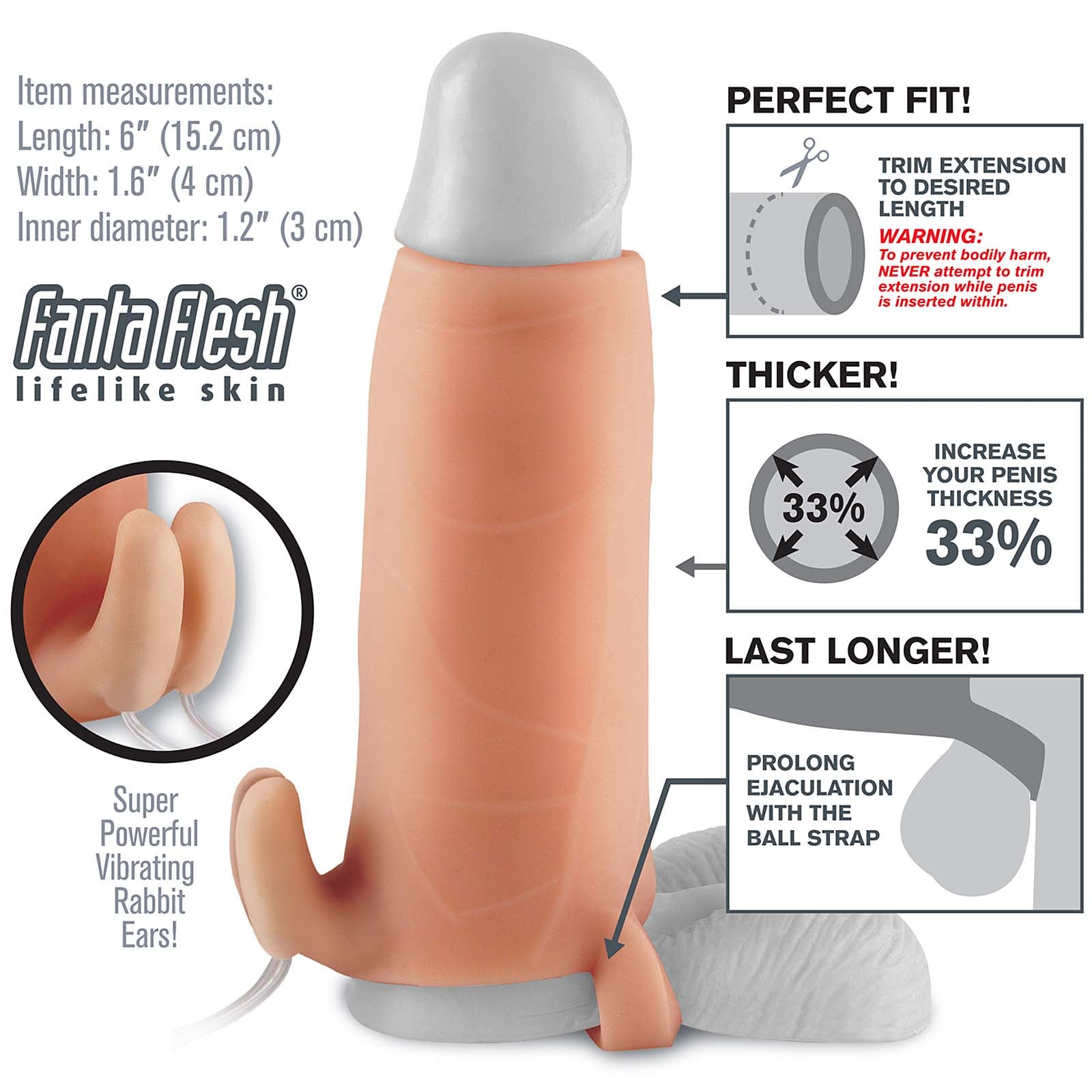 Fantasy X-tensions Duo Clit Climax-Her - Godfather Adult Sex and Pleasure Toys