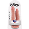 King Cock Double Penetrator - Flesh - Godfather Adult Sex and Pleasure Toys
