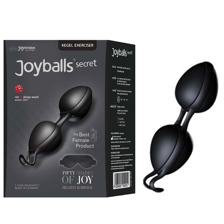 Joyballs Secret 50 Shades of -Black/Black - Godfather Adult Sex and Pleasure Toys