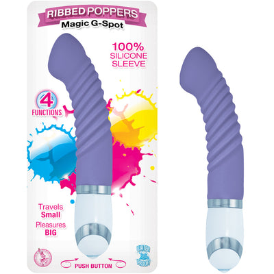 Ribbed Poppers Magic G Spot-Lavender - Godfather Adult Sex and Pleasure Toys