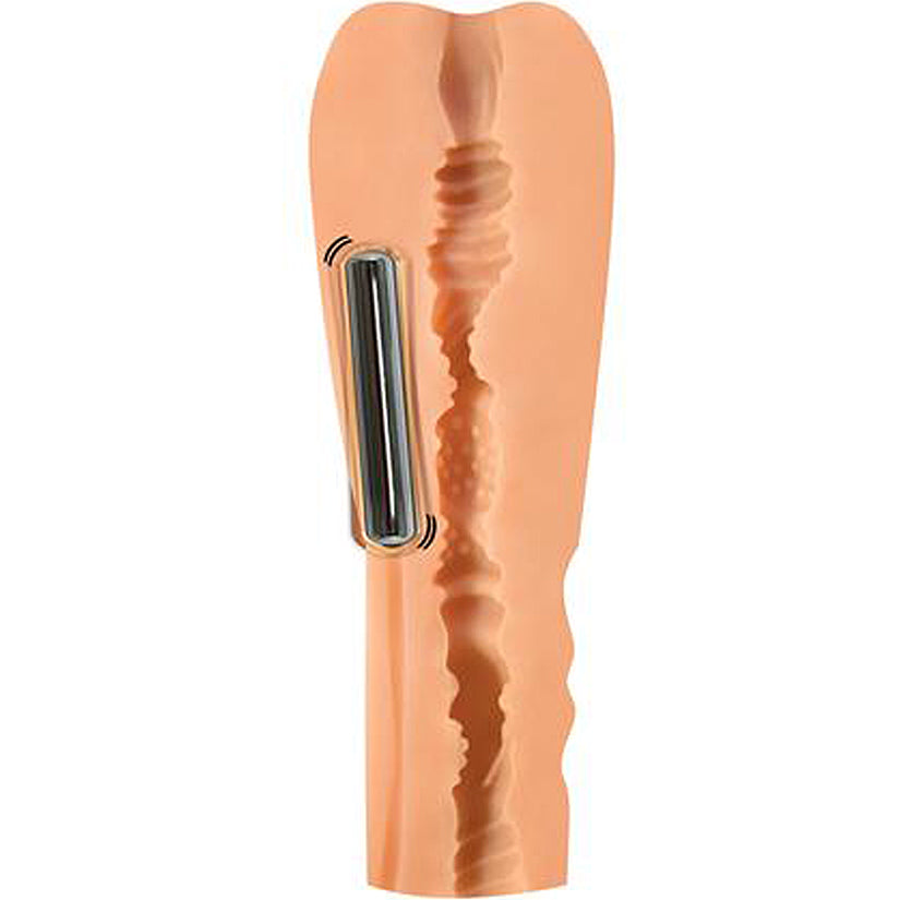 Penthouse Deluxe Vibrating CyberSkin Stroker - Laly - Godfather Adult Sex and Pleasure Toys