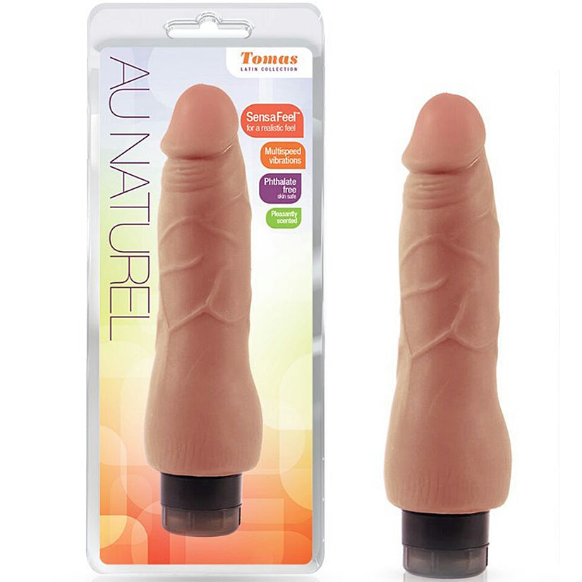 Au Naturel Tomas - Latin 8.5" - Godfather Adult Sex and Pleasure Toys