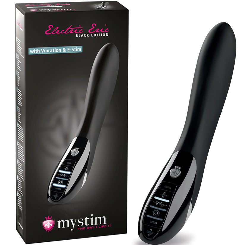 Mystim Electric Eric E-Stim Vibrator-Black Edition - Godfather Adult Sex and Pleasure Toys