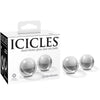 Icicles No.42-Ben Wa Balls - Clear Medium 1.2" - Godfather Adult Sex and Pleasure Toys
