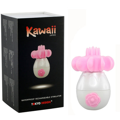 Tokyo Design Kawaii 3 Rotational Clitoral Stimulator - Godfather Adult Sex and Pleasure Toys