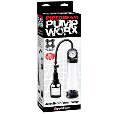 Pump Worx Accu-Meter Power Pump - Godfather Adult Sex and Pleasure Toys