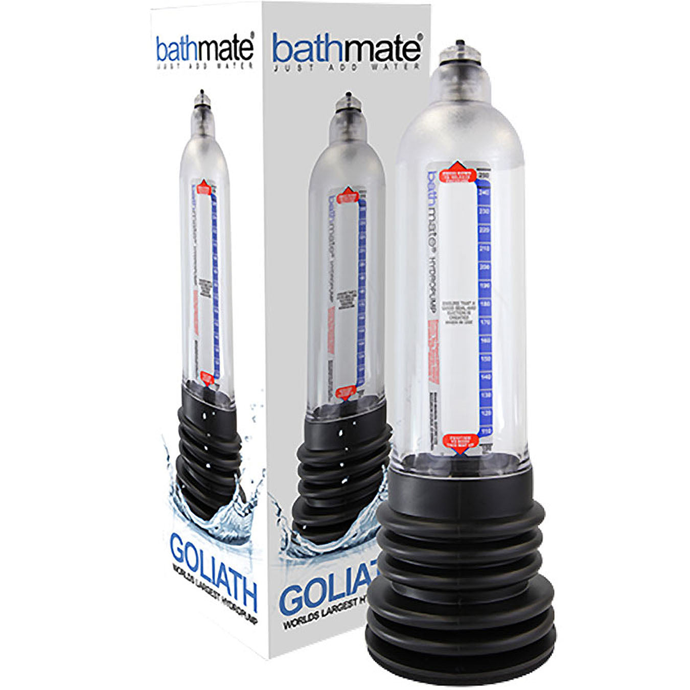 Bathmate Goliath-Crystal Clear - Godfather Adult Sex and Pleasure Toys