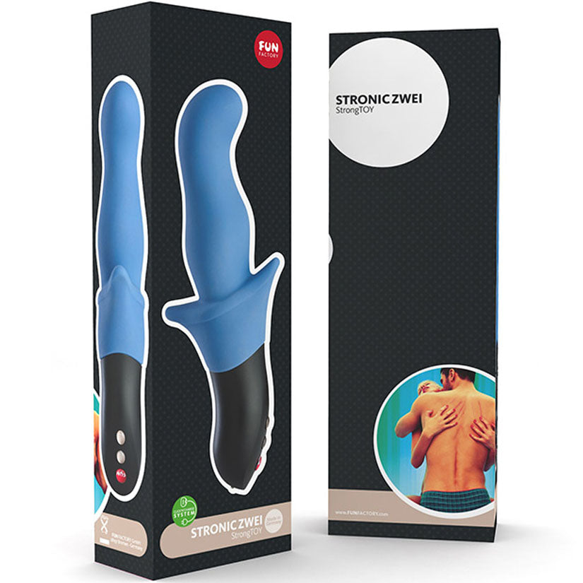 Fun Factory Stronic Zwei - Jeans Blue - Godfather Adult Sex and Pleasure Toys